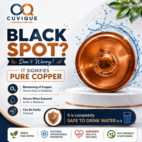 Vista 9 de Botella de agua de cobre 100% puro, 34 onzas (1 litro), botella de cobre martillado con tapa a prueba de fugas, botella de metal reutilizable