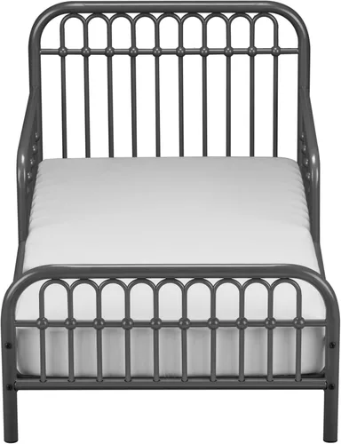 Vista 5 de Little Seeds Monarch Ivy - Cama infantil de metal, color gris grafito