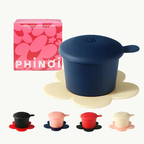 Vista 17 de [Regalo] Filtro Phin vietnamita, gotero de café reutilizable de plástico para verter sobre café, filtro de café de una sola taza con diseño