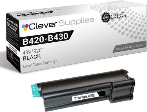 Vista 32 de CS - Cartucho de tóner compatible con Okidata B411D 44574701, color negro