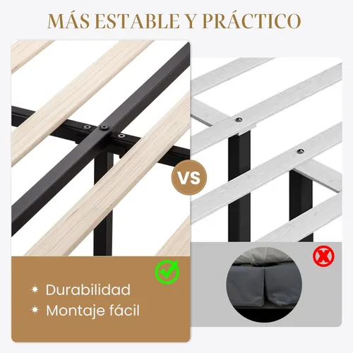 Vista 5 de SHA CERLIN - Marco de cama de terciopelo tamaño matrimonial, cabecera con alas copetudas, color negro 47'' Modern Vertical Channel Headboard