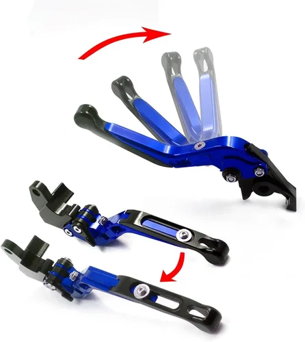 Vista 4 de Palancas de embrague de freno plegables ajustables para motocicleta para Yamaha MT-07 FZ-07 FZ07 MT07 2014 2023 Manijas de control delantero