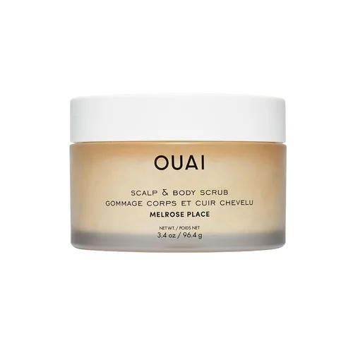 Vista 12 de OUAI St. Barts - Exfoliante corporal con mezcla de azúcar y aceite de coco para piel suave e hidratada, exfoliante suave para eliminar