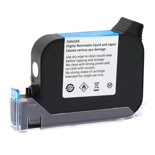 Vista 3 de Universal 2588 42ML Quick-Drying Ink Cartridge in Black Red Blue Green for Handheld Inkjet Printers with 12.7mm Print Height(1Set (7Colors))