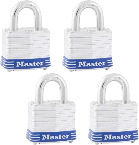 Vista 9 de Master Lock 3DLF- Candado de argolla larga, con 1-1/2 pulgadas. Argolla