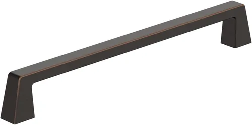 Vista 24 de Amerock BP55280GM Tirador de aparato de bronce Mango de electrodoméstico de centro a centro de 12 pulgadas (12.008 in) Roca negra Tirador
