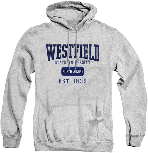 Vista 23 de LOGOVISION Colección de sudaderas con capucha unisex con diseño oficial de Collegiate Est. Date para hombres y mujeres