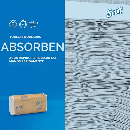 Vista 6 de Scott Professional Toallas de papel multipliegues, 2 paquetes x 250 hojas (60055)