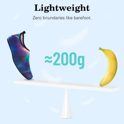 Vista 5 de Calcetines acuáticos, zapatos de agua para playa, calcetines de yoga descalzos de secado rápido para surf, piscina, natación, zapatos para mujeres