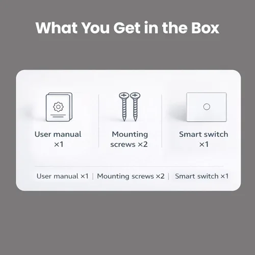 Vista 9 de Interruptor de luz inteligente de monitoreo de energía WiFi, 1 botón de un solo polo, requiere cable neutro, 2.4 GHz, compatible con Alexa