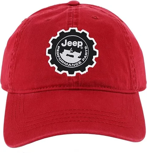 Vista 10 de Jeep Sombrero Performance Parts Gear Logo Gorra de béisbol pesada de sarga