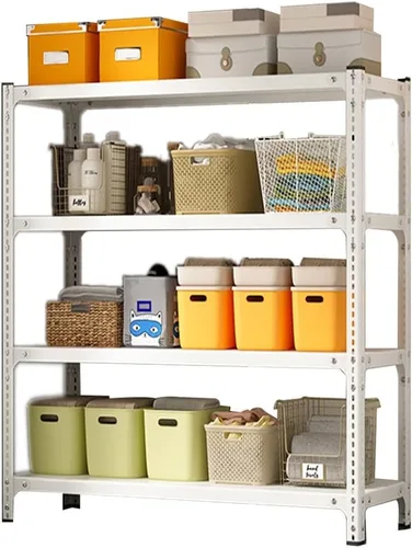 Vista 8 de Shelves Heavy Duty Garage Storage Shelving Heavy Duty Storage Shelves Hold 5000LBS 4-Tier Adjustable Metal Shelving Unit Basement Storage Rack