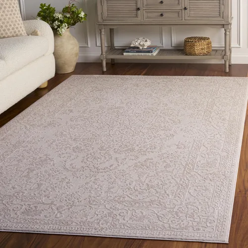 Vista 80 de SAFAVIEH - Alfombra decorativa de la colección Reflection - 2'3" x 3', color beige y crema, no desprende pelusa y fácil de limpiar, ideal