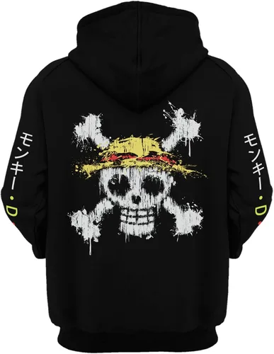 Vista 3 de Sudadera de manga larga con capucha para hombre y mujer