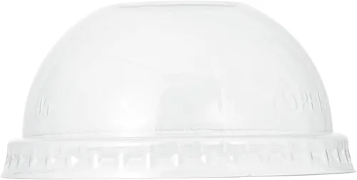 Vista 18 de Restaurantware Ramequines desechables de 4.2 onzas con tapas, 100 vasos desechables redondos de crema brulee, tapas de cúpula aptas para horno, Negro