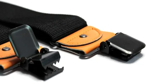 Vista 2 de Melo Tough - Tirantes de fuerza industrial para hombre, tirantes parciales elásticos para comerciante, tirantes de 2 pulgadas de ancho
