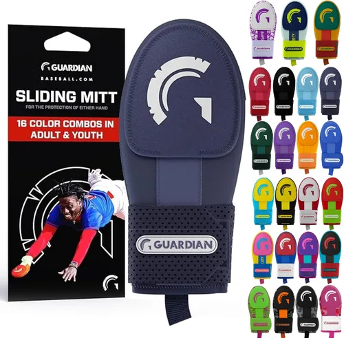 Vista 17 de Guante deslizante Guardian Baseball - Tallas para jóvenes y adultos - Guante deslizante para béisbol - Correa de compresión elástica