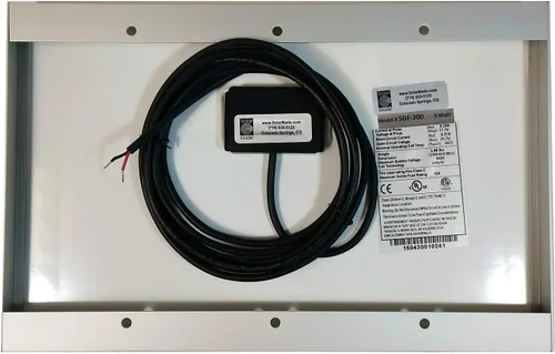 Vista 4 de Mighty Mule MM571W - Paquete solar – Abridor de puerta inteligente resistente (panel solar de 5 W)