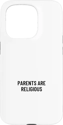 Vista 14 de iPhone 16 Parents are religious Case
