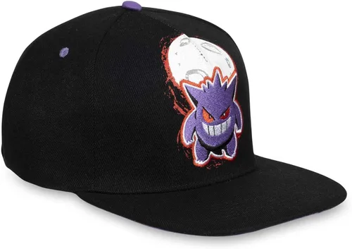 Vista 3 de Pokemon Center Gengar - Sombrero de pico plano negro (talla única), Negro