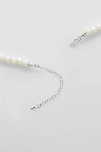 Vista 5 de BABEYOND - Collar de perlas redondas de imitación para novias bodas