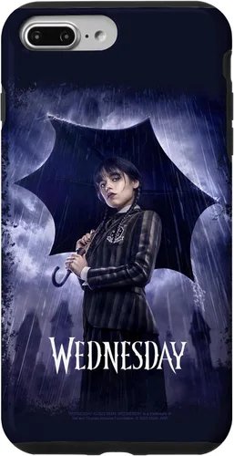 Vista 12 de Funda para iPhone 16 Wednesday con paraguas Nevermore Academy Photo Portrait