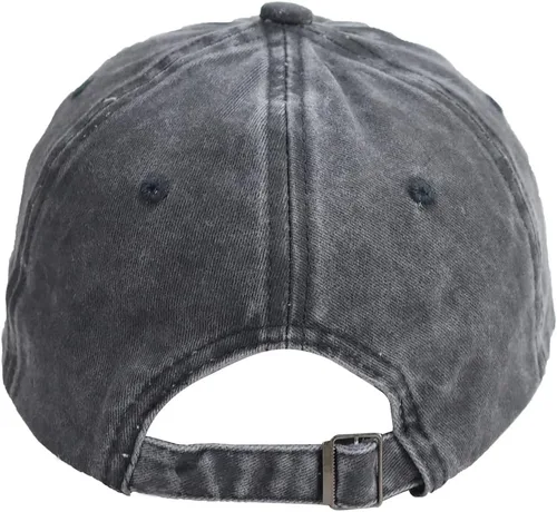 Vista 4 de HHNLB Gorra de béisbol bordada ajustable de algodón lavado