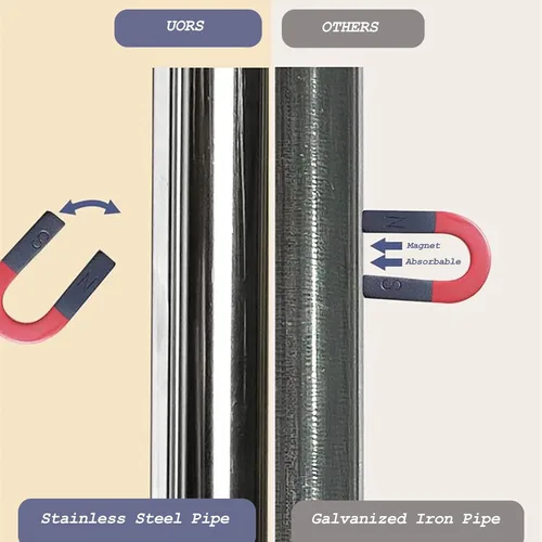 Vista 7 de Estante de secado de ropa de acero inoxidable resistente con ruedas, ajustable y plegable que ahorra espacio para interiores y exteriores, estante