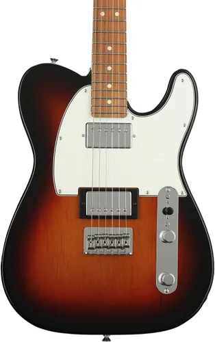 Vista 4 de Fender Player Telecaster - Guitarra eléctrica, 3-Color Sunburst Cuerpo de aliso, cuello de arce y diapasón, pastillas de bobina única de la serie