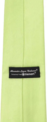 Vista 53 de tiemart Corbata de color sólido para hombre Longitud estándar