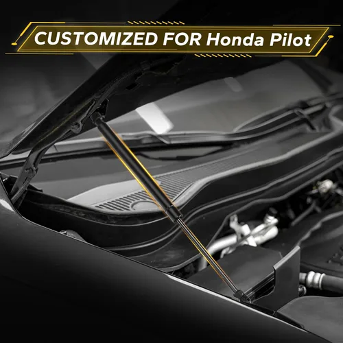 Vista 2 de Puntales de capó para Pilot 2023 2024 2025 2026 – Soporte de elevación de capó, sin taladro delantero de gas compatible con accesorios Honda Pilot