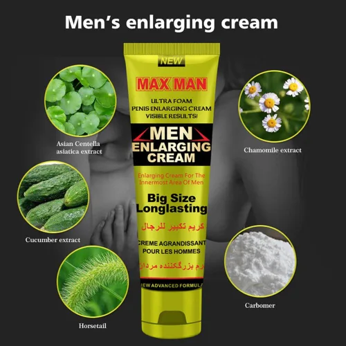 Vista 5 de Crema para agrandar el pene, crema de masaje sexual para hombres, aceite para mejorar el crecimiento del pene para una mayor y más gruesa erótica