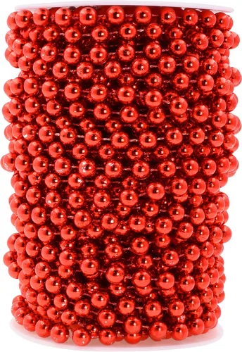 Vista 38 de Mandala Crafts Rollo de cadena de perlas negras de 0.157 pulgadas (0.157 in), guirnalda de perlas de 44 yardas para decoración de bodas, arreglos