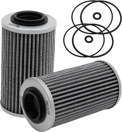 Vista 2 de EATAKWARD Paquete de 2 filtros de aceite 420956744, repuesto para motores Rotax Can-Am Spyder y Sea Doo 1503 y 1630 para motos acuáticas Seadoo