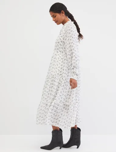 Vista 3 de Motherhood Maternity Vestido largo de maternidad para mujer, para sesión de fotos o baby shower