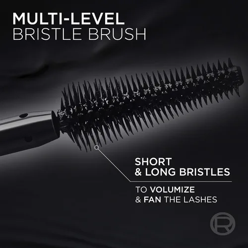 Vista 5 de L'Oreal Paris - Máscara Panorama Voluminosa, fórmula voluminizante y alargadora, de larga duración, resistente a manchas y lavable, Máscara negra