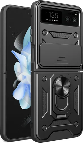 Vista 38 de Compatible con Tecno Pova Neo 2 Bracket Shell, con cubierta deslizante para lente de cámara compatible con Tecno Pova Neo 2 LG6n Case Negro