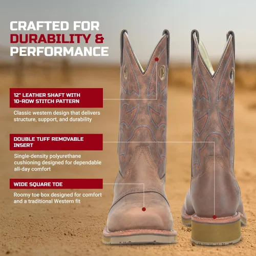 Vista 5 de Double-H Boots Puntera Antonio Comp para hombre