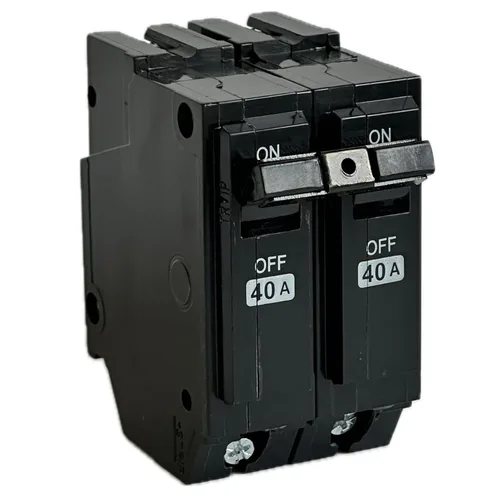 Vista 8 de Interruptor de circuito THQL2150, Compatible con General Electric, Reemplazo para interruptor THQL 2p 50A, 2 polos 50 amperios 120/240V 10kA