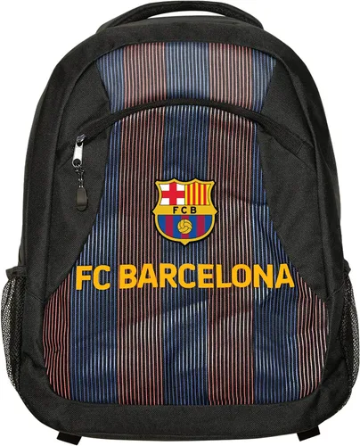 Vista 4 de Icon Sports Officially Licensed FC Barcelona Premium Backpack - Unisex Adult - Black One