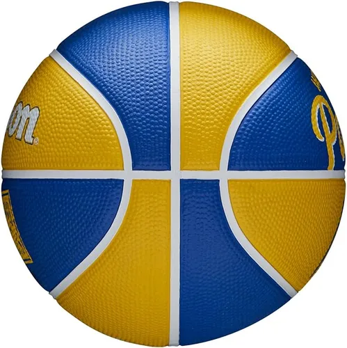 Vista 4 de Wilson NBA Team Retro Mini Balones de Baloncesto - Tamaño Mini - 3" Indiana Pacers