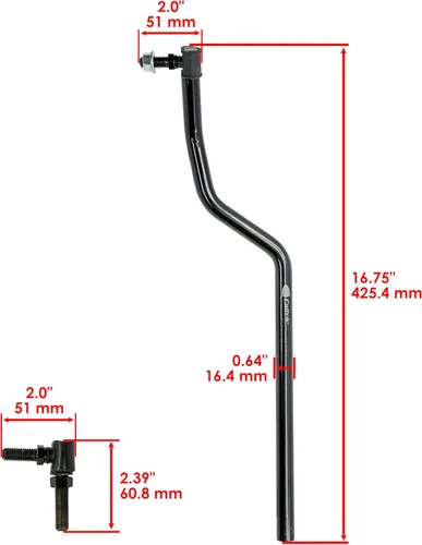 Vista 2 de Caltric Enlace de arrastre derecho e izquierdo compatible con John Deere L110 L111 L118 L120 L130