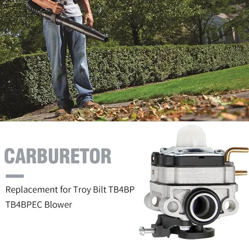 Vista 6 de SYOWADA 753-05676 Kit de carburador de repuesto para Troy Bilt TB4BP TB4BPEC soplador TBP6160 recortadora, 753-06795 reemplazo de carbohidratos