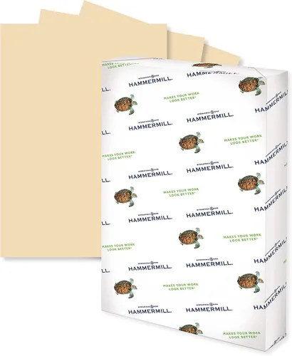 Vista 21 de Hammermill - Papel de color, papel de impresora color ante de 20 libras, 8.5 x 11 pulgadas - 1 resma (500 hojas), fabricado en los Estados Unidos