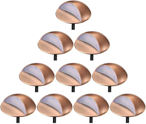 Vista 14 de FVTLED Kit de luces LED para cubierta, paquete de 6 luces LED de bajo voltaje para escalera, 1.97, lámpara de decoración de jardín al aire libre