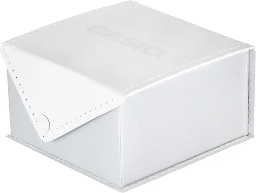 Vista 7 de Casio LRW200H-2BV Reloj de cuarzo de resina blanca con esfera blanca para mujer, Blanco, Reloj analógico, reloj de cuarzo