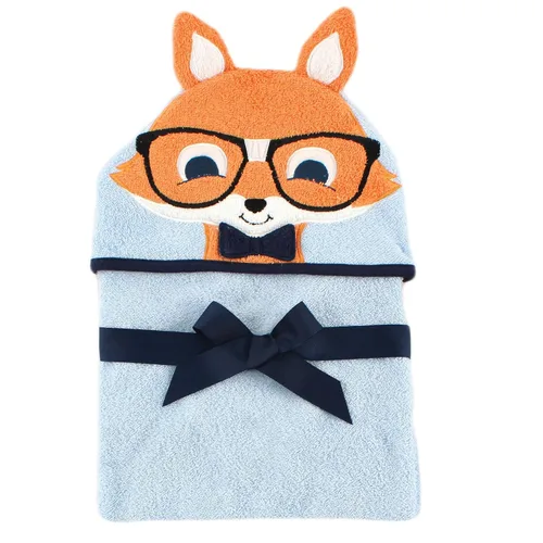 Vista 20 de Hudson Baby Toalla con capucha unisex de algodón con cara de animal para bebé, cocodrilo, talla única