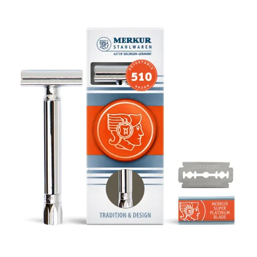 Vista 12 de Merkur Maquinilla de afeitar de seguridad ajustable Progress MK-500001
