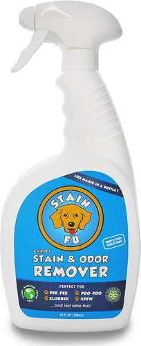 Vista 11 de Eliminador de olores de manchas de mascotas, fuerza profesional, potente eliminador para perros fuertes, gatos, orina, orina, heces, vómito, baba
