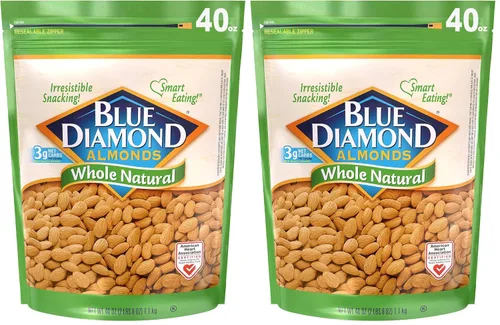 Vista 11 de Blue Diamond Almonds, Nueces de chocolate oscuro y almendra, bolsa de 40 onzas (paquete de 1)